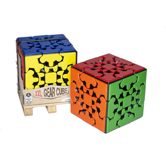 Yealvin Gear Cube 3x3x3 Magic Speed Gear Cube Twisty Puzzles Gear Cube 3D Puzzle Toys Brain Teasers 
